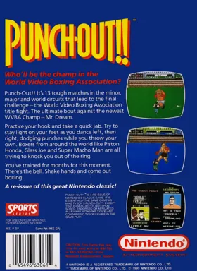 Punch-Out!! (Japan) (FamicomBox) box cover back